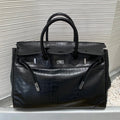 The Ultimate Black Croc Weekender 50