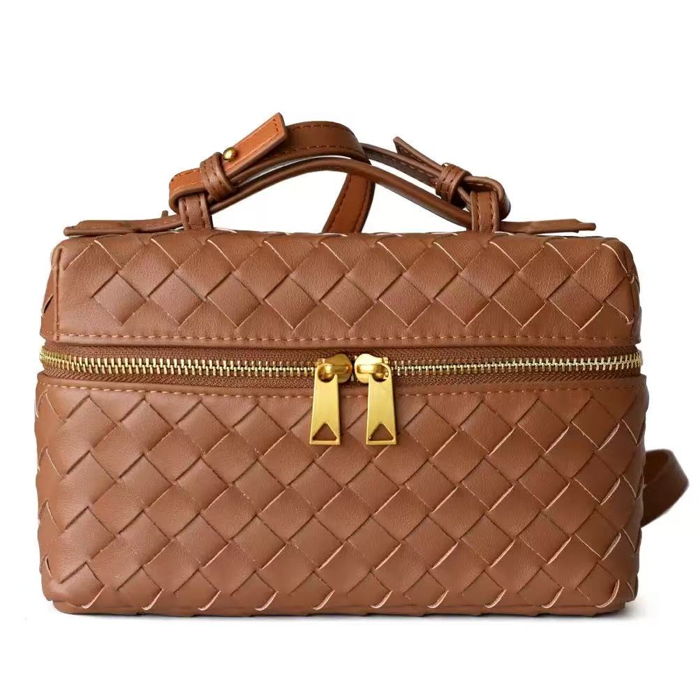 Woven Box Top Handle bag