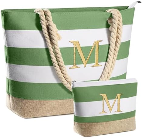 YOOLIFE Beach Bags for Women - Travel Canvas Beach Tote, Pool Waterproof Bag, Travel Essentials, Gifts for Women Birthday|B0C9DKZT94