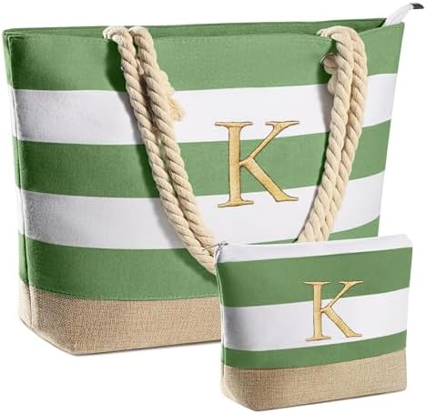 YOOLIFE Beach Bags for Women - Travel Canvas Beach Tote, Pool Waterproof Bag, Travel Essentials, Gifts for Women Birthday|B0C9DKZT94