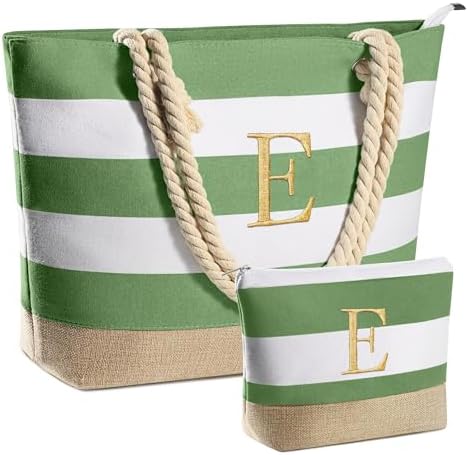 YOOLIFE Beach Bags for Women - Travel Canvas Beach Tote, Pool Waterproof Bag, Travel Essentials, Gifts for Women Birthday|B0C9DKZT94