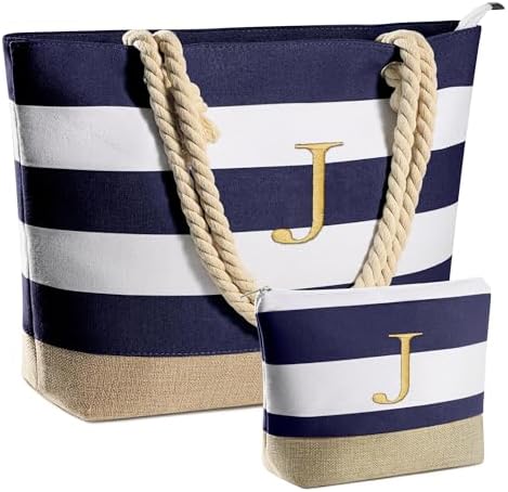 YOOLIFE Beach Bags for Women - Travel Canvas Beach Tote, Pool Waterproof Bag, Travel Essentials, Gifts for Women Birthday|B0C9DKZT94