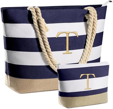 YOOLIFE Beach Bags for Women - Travel Canvas Beach Tote, Pool Waterproof Bag, Travel Essentials, Gifts for Women Birthday|B0C9DKZT94