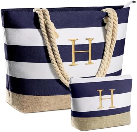 YOOLIFE Beach Bags for Women - Travel Canvas Beach Tote, Pool Waterproof Bag, Travel Essentials, Gifts for Women Birthday|B0C9DKZT94