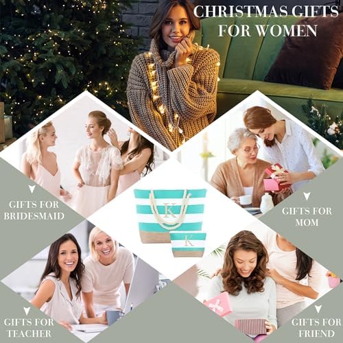 YOOLIFE Beach Bags for Women - Travel Canvas Beach Tote, Pool Waterproof Bag, Travel Essentials, Gifts for Women Birthday|B0C9DKZT94