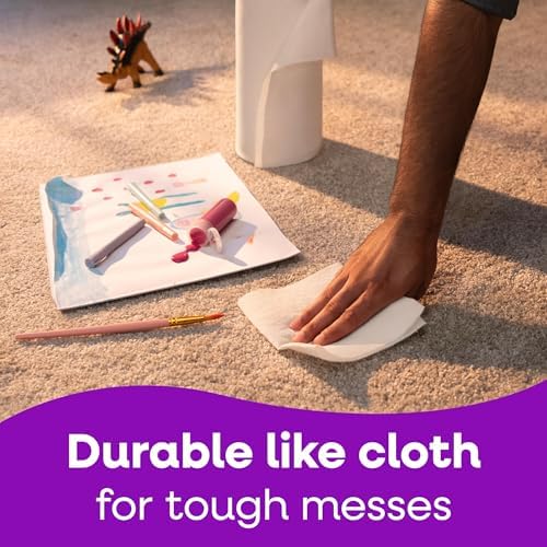 Viva Signature Cloth Paper Towels, Task Size, 2 Family Triple Rolls, 141 Sheets per Roll (Packaging May Vary)|B0G22HTXCG