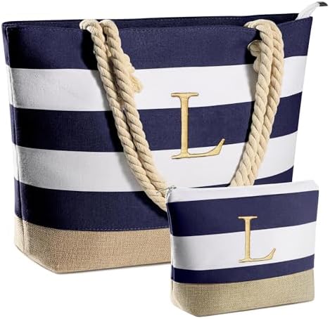 YOOLIFE Beach Bags for Women - Travel Canvas Beach Tote, Pool Waterproof Bag, Travel Essentials, Gifts for Women Birthday|B0C9DKZT94