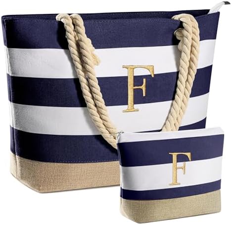 YOOLIFE Beach Bags for Women - Travel Canvas Beach Tote, Pool Waterproof Bag, Travel Essentials, Gifts for Women Birthday|B0C9DKZT94