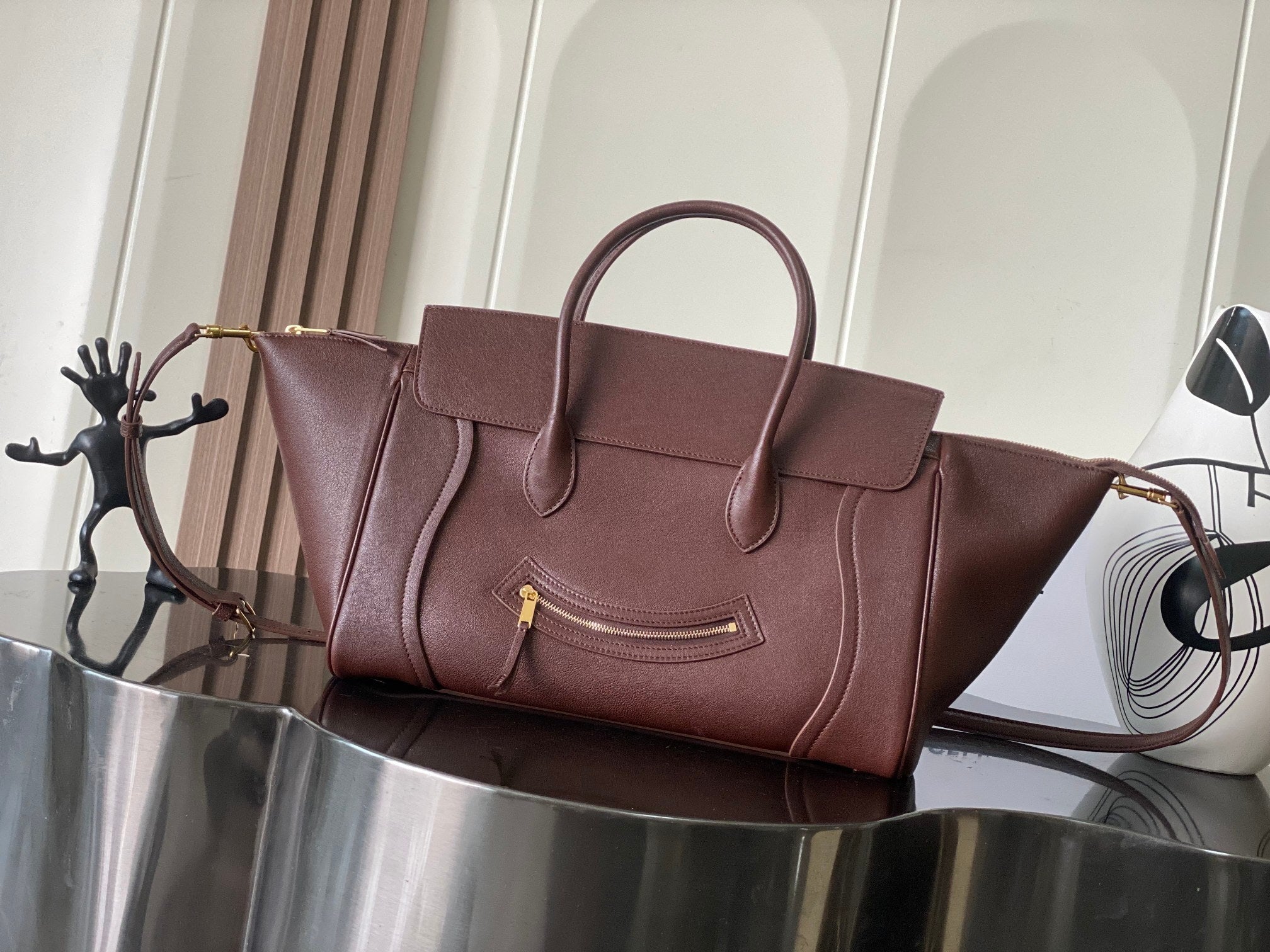 Contour Wing Tote Handbag