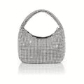 Sparkly Rhinestone Mini Hobo Bag