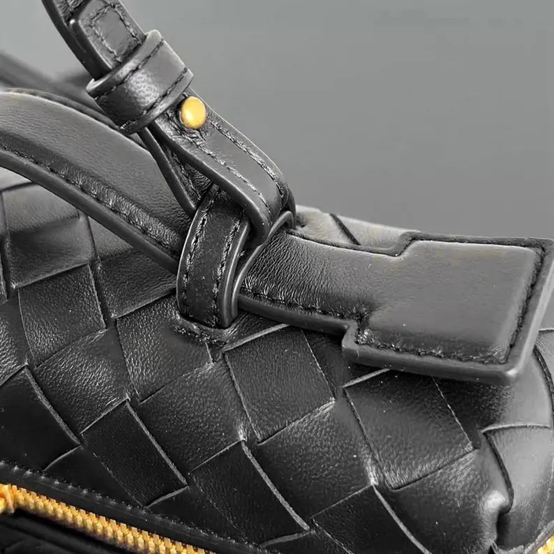 Woven Box Top Handle bag