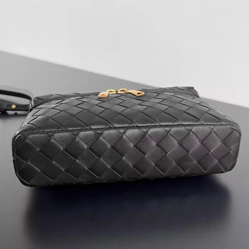 Woven Box Top Handle bag